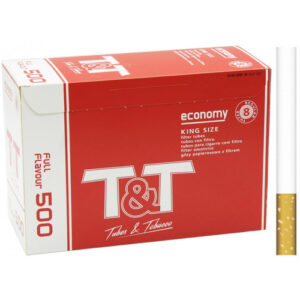 Гильзы T&T Economy Full Flavour Regular filter 8,1/15мм (500шт/уп)